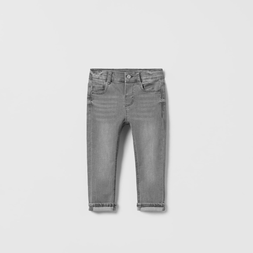 Zara mid gray toddler skinny jeans
